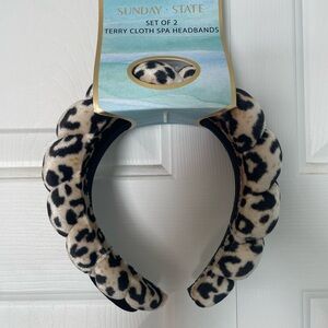 Sunday State Leopard Print Spa Headbands